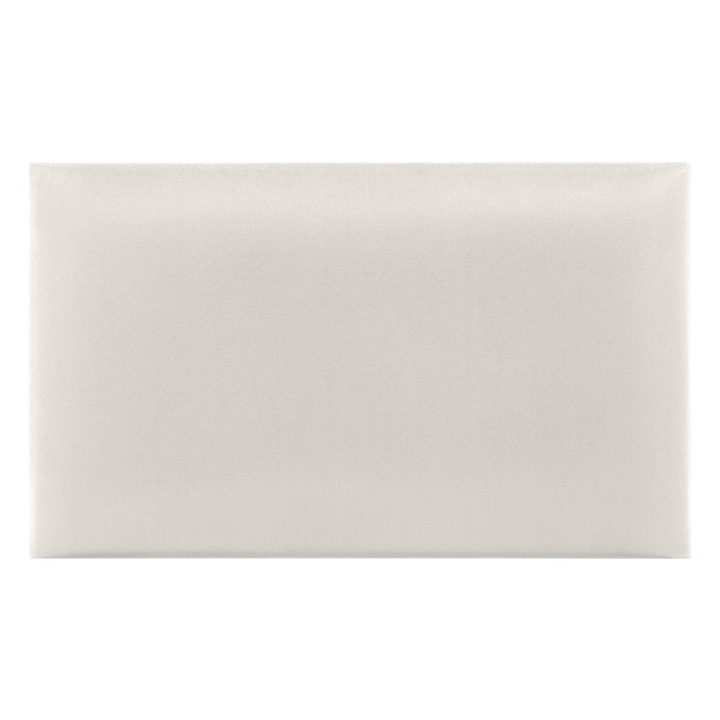 3D тапициран панел за стена, 40 x 30 см кремав