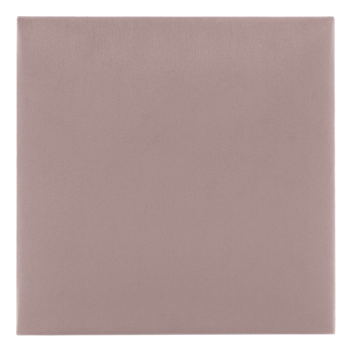 3D тапициран панел за стена, 50 x 50 см пудрово розово