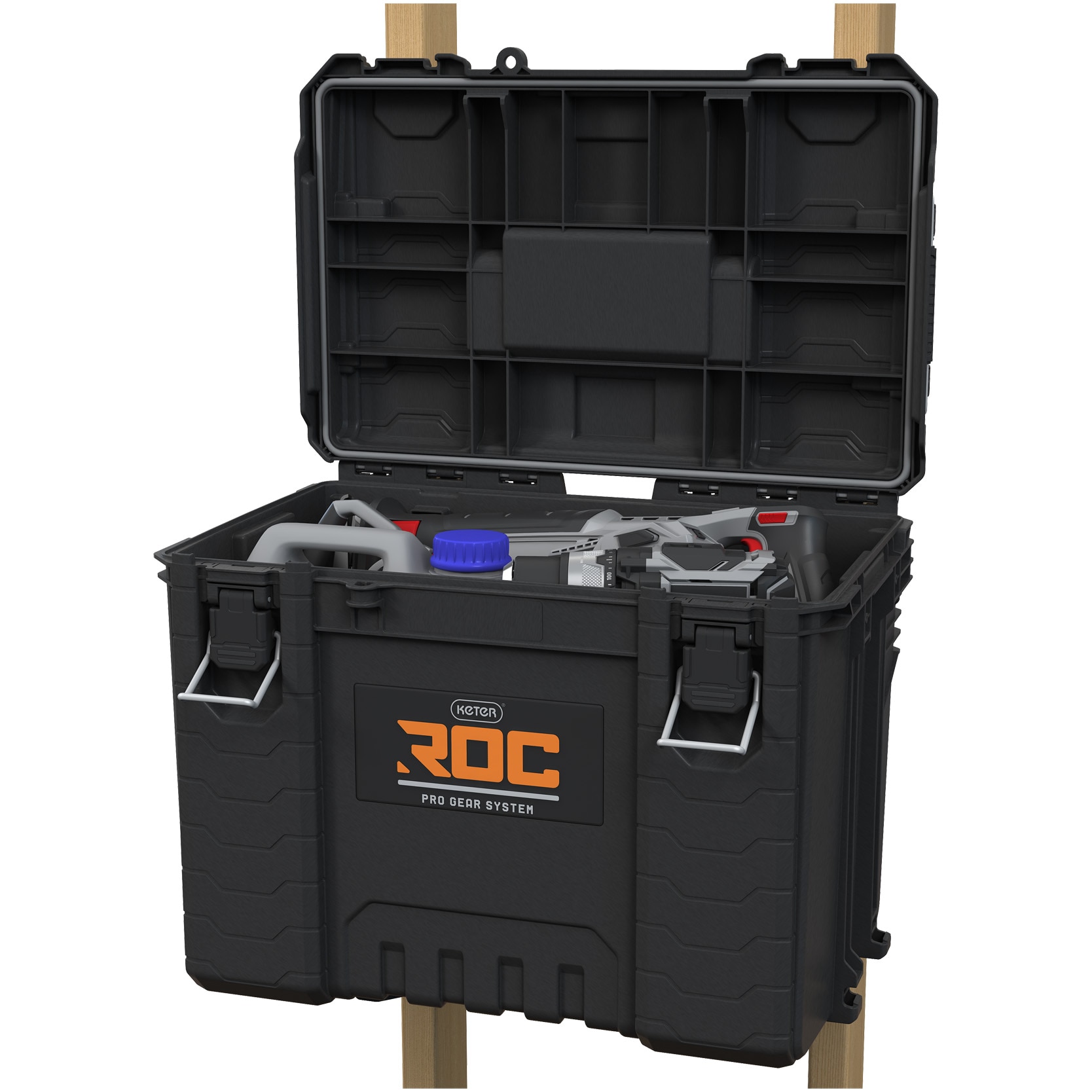 Cutie unelte Keter ROC Pro Gear 2.0 XL, plastic, 57.50L, negru - eMAG.ro