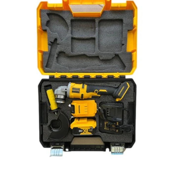 Polizor unghiular (FlexPENDAN, cu 2 acumulatori statie incarcare, valiza inclusa si accesorii