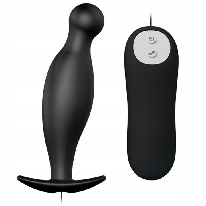 Анална тапа, Pretty Love, Силикон, За жени, Черна, Диаметър 2,8 см, Дължина 19 см