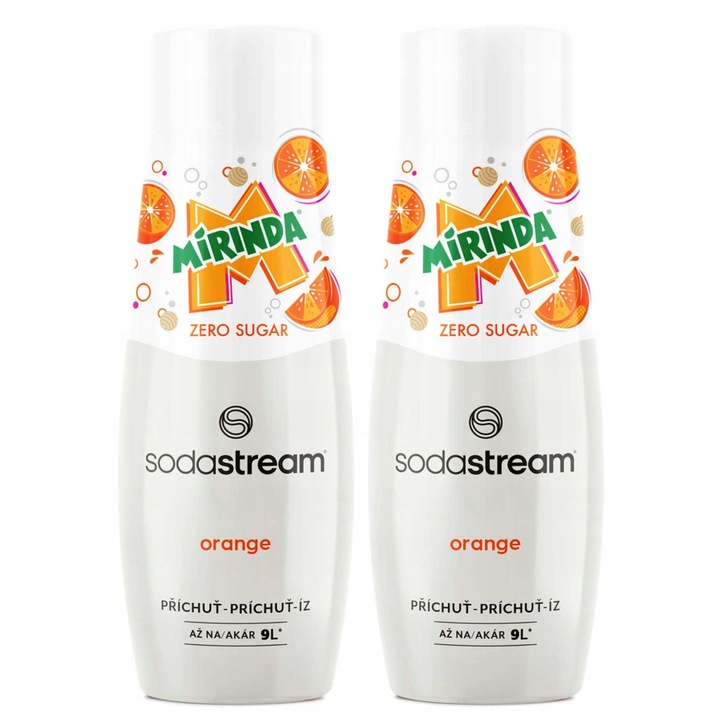 SodaStream Mirinda Zero sirop fara zahar suc concentrat 2 buc. 2x 440ml