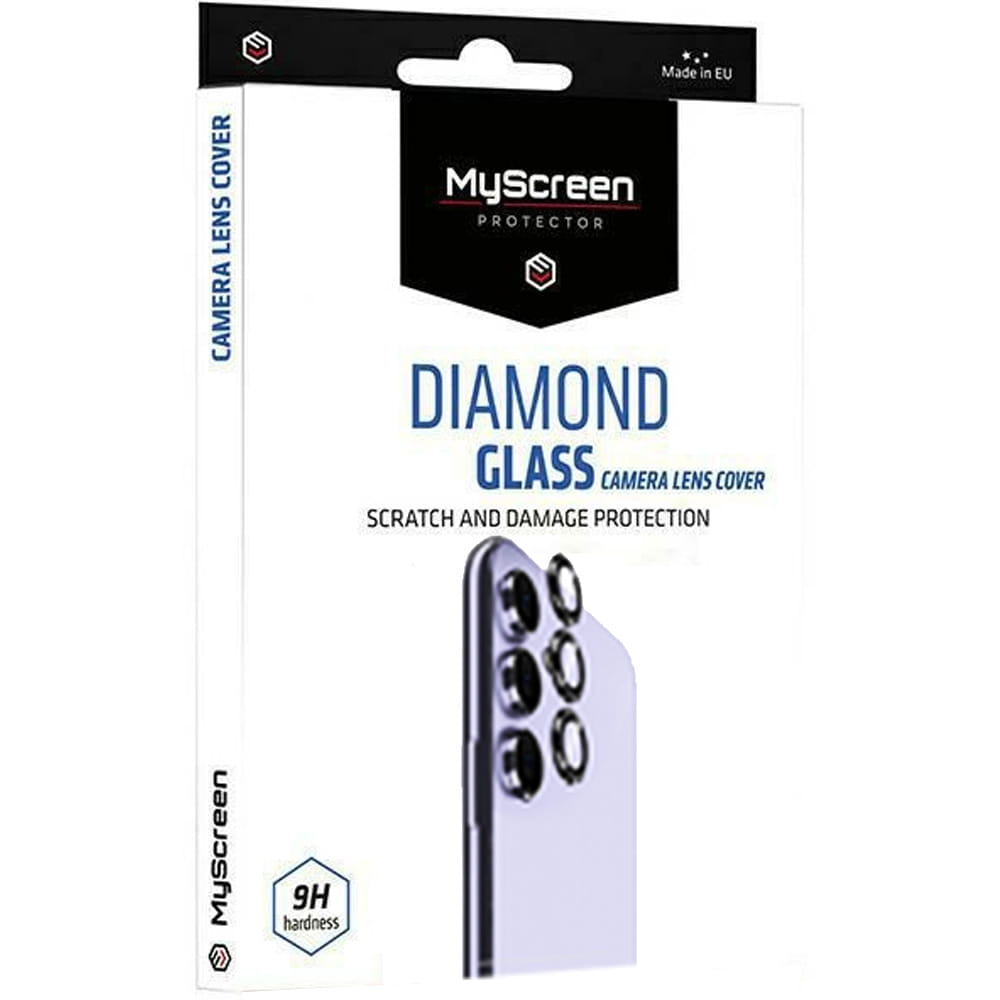 Sticla camera photo MyScreen Diamond Glass Camera Lens Cover pentru Samsung Galaxy S25 Ultra, transparenta