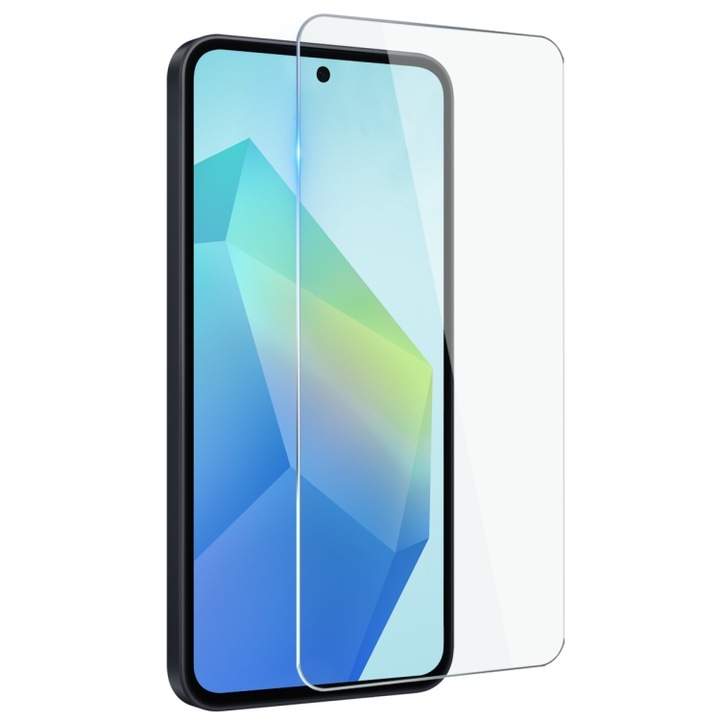 Képernyővédő fólia Samsung Galaxy A56 5G telefonhoz, KEMÉNY edzett üveg, átlátszó