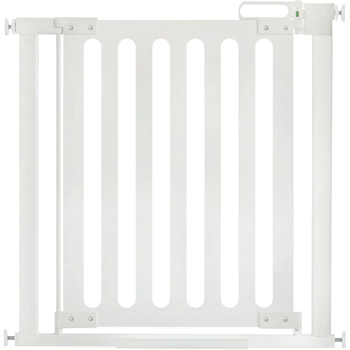 Poarta de siguranta pentru copii, SafeGate Wood Pressure, 76-96 cm, White