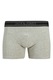 Jack & Jones, Set de boxeri cu banda logo in talie - 3 perechi, Negru, Verde englez, Gri deschis melange, XL