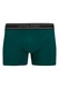 Jack & Jones, Set de boxeri cu banda logo in talie - 3 perechi, Negru, Verde englez, Gri deschis melange, XL
