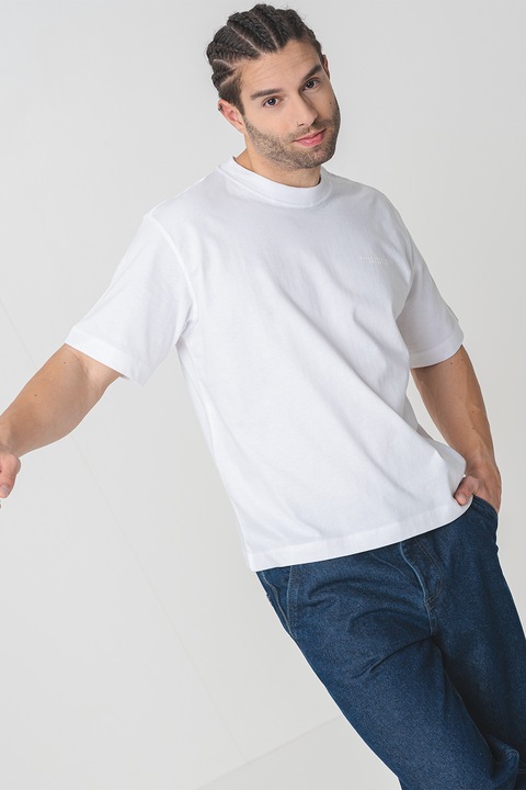 Jack & Jones, Pamutpóló mintával a hátoldalán, Fehér