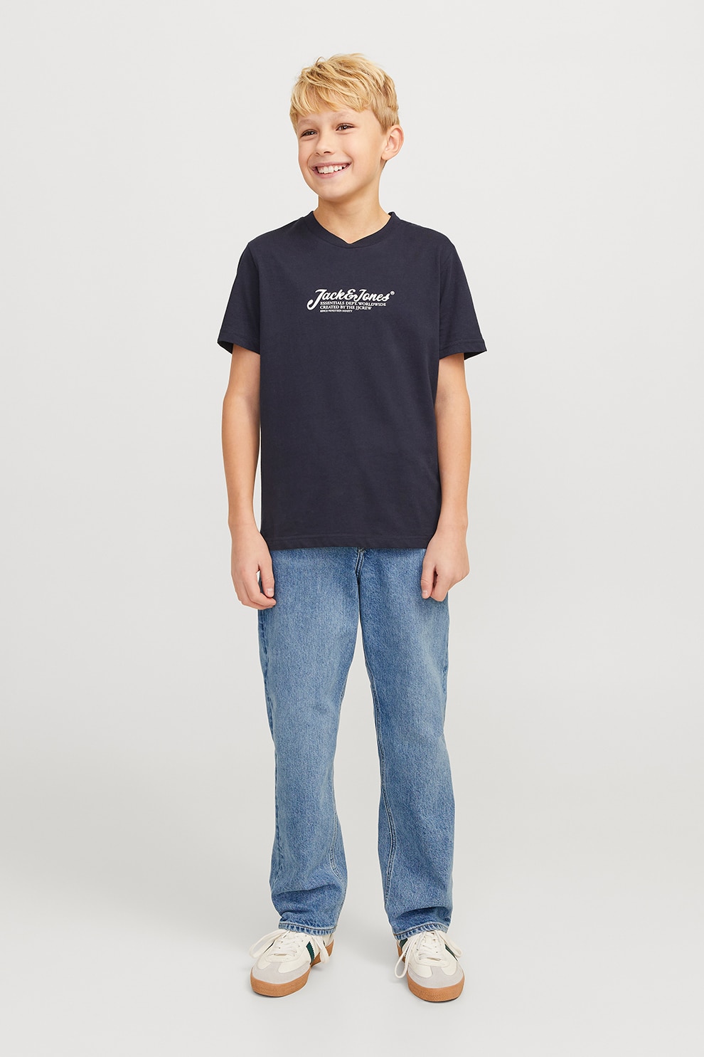 Jack & Jones, Blugi drepti cu 5 buzunare, Albastru deschis, 152 CM
