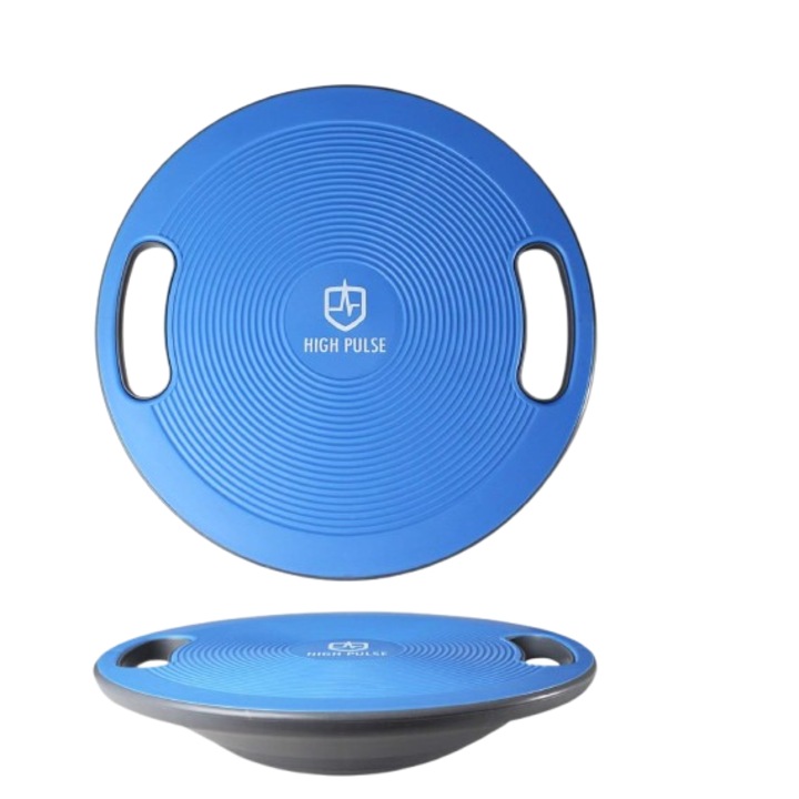 Placa echilibru, High Pulse, 40 x 10 cm, albastru
