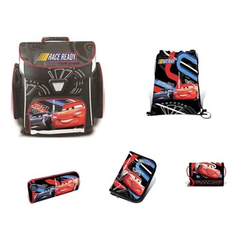 Ghiozdan echipat 5 piese, CARS, clasele 1-4 Ghiozdan echipat 5 piese, CARS, clasele 1-4