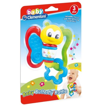 Zornaitoare Baby Clementoni - Fluture Zornaitoare Baby Clementoni - Fluture