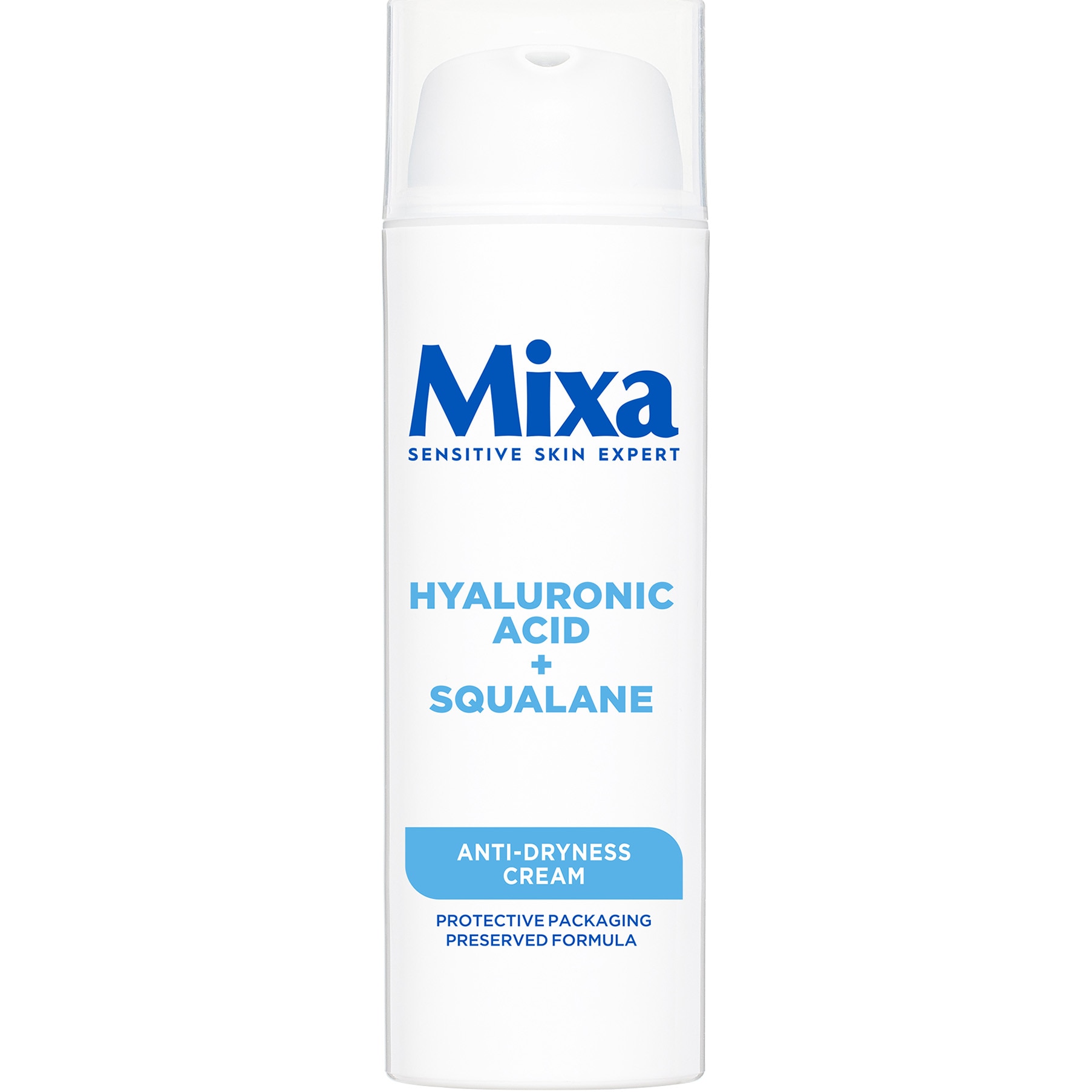 Crema hidratanta Mixa Anti-Uscaciune cu Acid Hialuronic si Scualan, ten uscat, potrivita pentru tenul sensibil , 50 ml