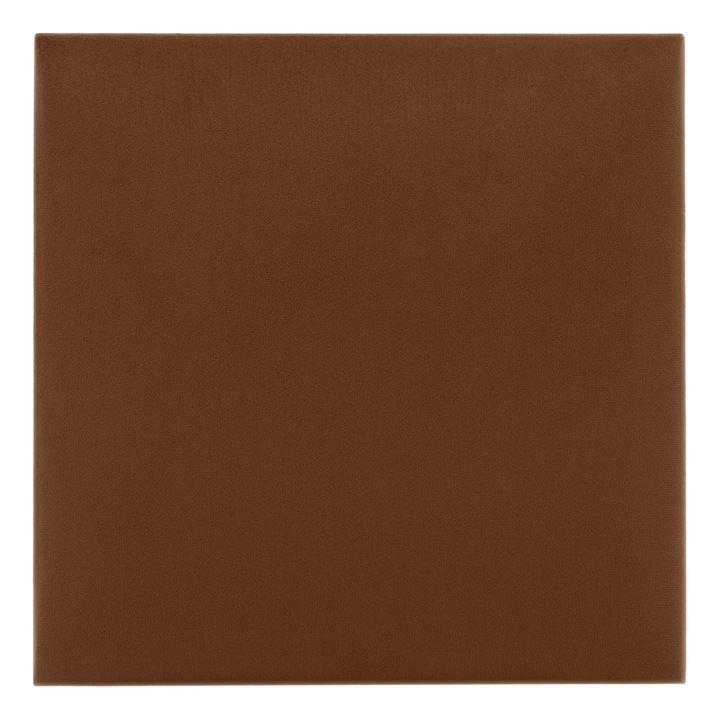 Panou tapitat pentru decorarea peretilor 3D, 40 x 40 cm Miere