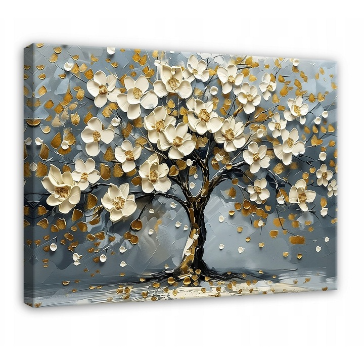 Tablou Canvas, Abstract, 120x80 cm Copac, Decorative, Living, Bucatarie, PP15289O20