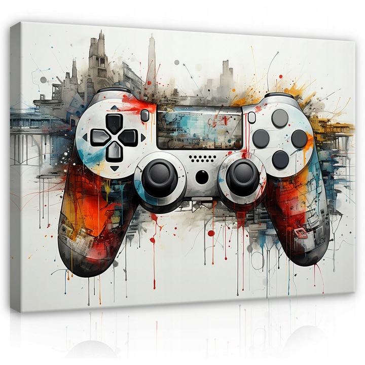 Tablou Canvas, Abstract, 120x80 cm Gaming, Decorative, Living, Bucatarie, PP14895O20