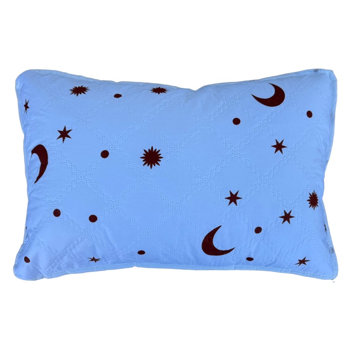 Steppelt párna Csillag és Hold mintás 50x70 cm, Fehér