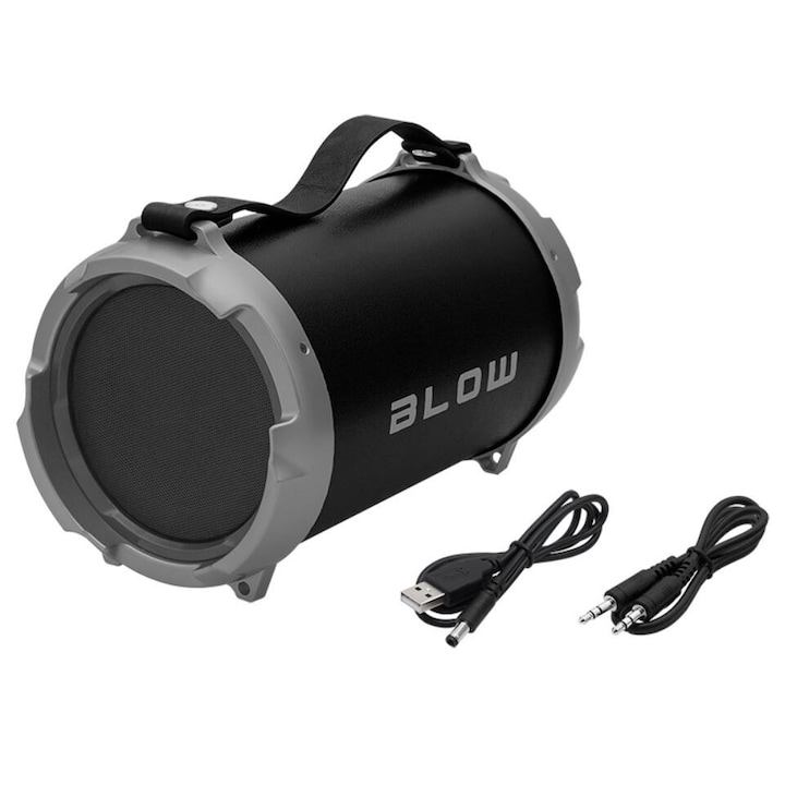 Blow BT-1000 100 W, USB, SD, FM, AUX fekete-ezüst Bluetooth hangszóró