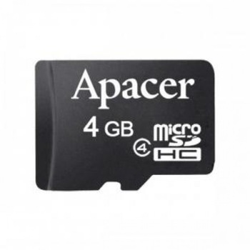 Card Micro SD-HC 4GB cu adaptor SD, APACER 111 Card Micro SD-HC 4GB cu adaptor SD, APACER 111