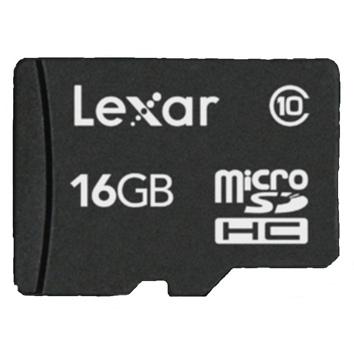 Micro SD-HC 16GB карта с адаптер LEXAR