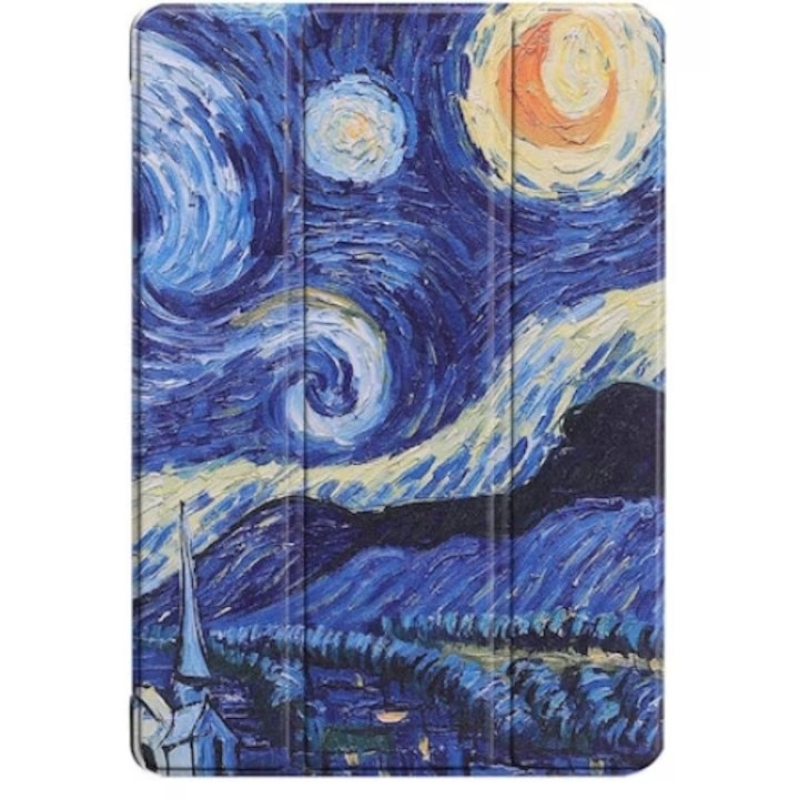 Husa de protectie pentru tableta, ultra-subtire, pentru Samsung Tab A8 10, 5 inchi (2021) SM-X200 / X205 / X207, functie stand trezire pana la somn, Moon Light