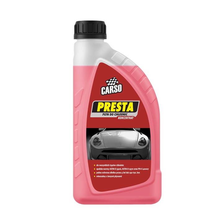 Carso Presta motorhűtő koncentrátum 1l, piros, fagy- és korrózióvédelem
