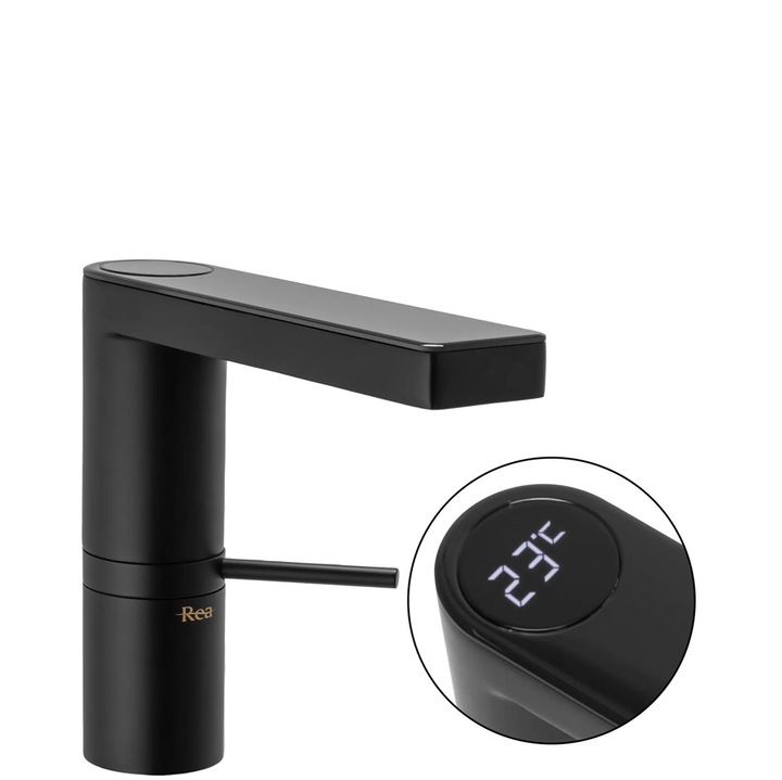 Baterie, Lavoar, Rea Amar Lcd Black Low 45426 cm