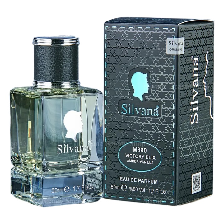 Apa de Parfum Silvana, Victory Elix, M890, 50 ml