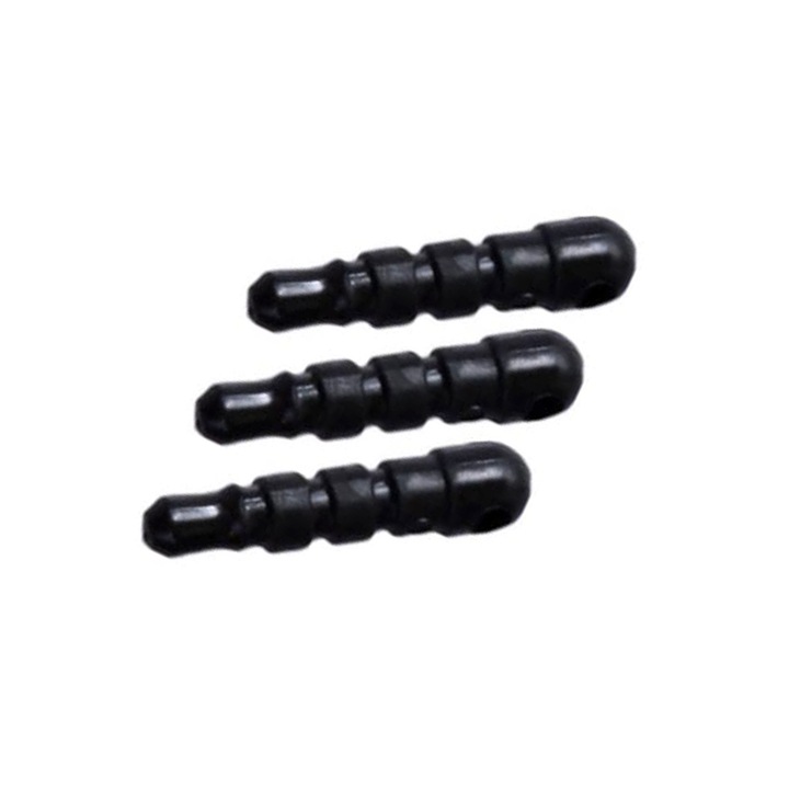 Set 3 bucati Dop Anti-praf pentru Mufa Jack 3.5mm, OPTIM SOLUTION, Rezistente la Praf, Lichide, Silicone Anti-dust Plug, Durabile, Easy to Insert, Capac de Praf, Dimensiune Practica, Negru