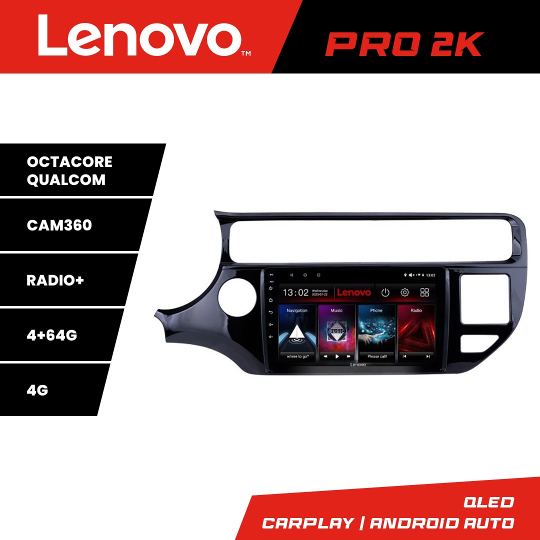 Navigatie dedicata Kia Rio KIT-504 NAVTEC Android Ecran 720P Octa