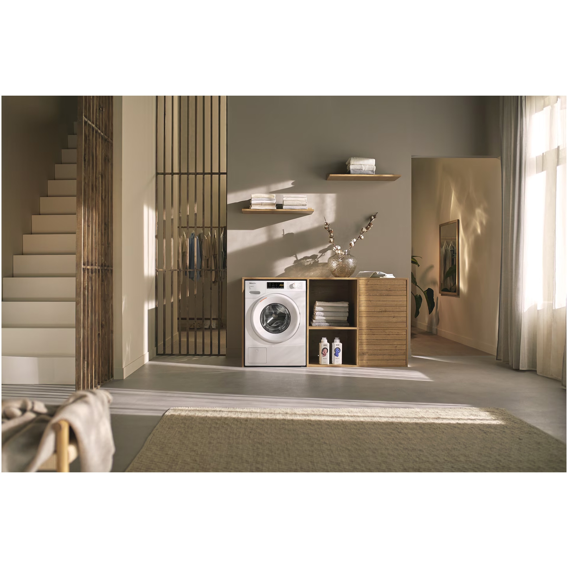 Masina de spalat rufe Miele WSA123 WCS, 8 kg , 1400 rpm, Clasa A, CapDosing, AddLoad, Alb