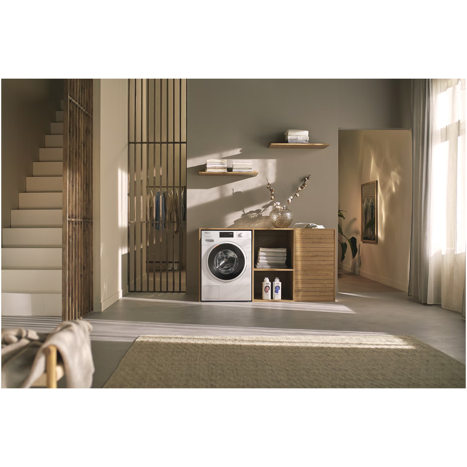 Masina de spalat rufe Miele WWD 380 WCS, 9 kg, 1400 rpm, Clasa A, SteamCare, QuickPowerWash, Miele@home, Alb