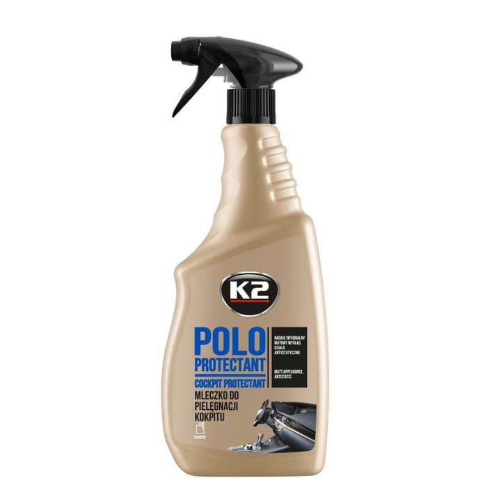 Протектор за кокпит K2 Polo Protectant 770ml, UV защита, антистатичен, приятен аромат