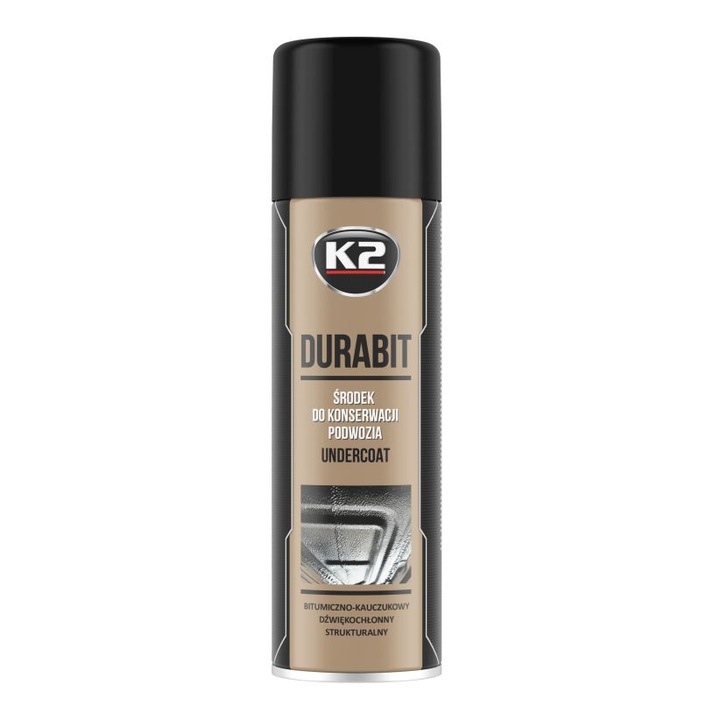 K2 Durabita 500ml alvázvédő spray, bitumen alapú, vízálló