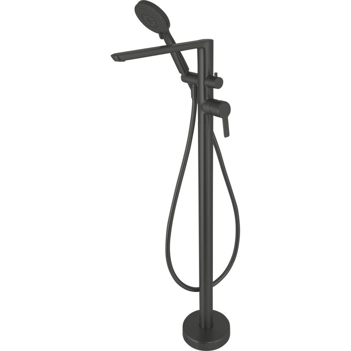 Смесител за вана Deante Arnika, свободностоящ, матово черен