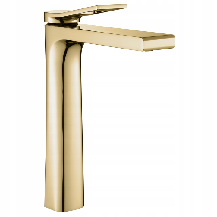 Смесител за мивка Rea Soul Gold High, Златист, Висок