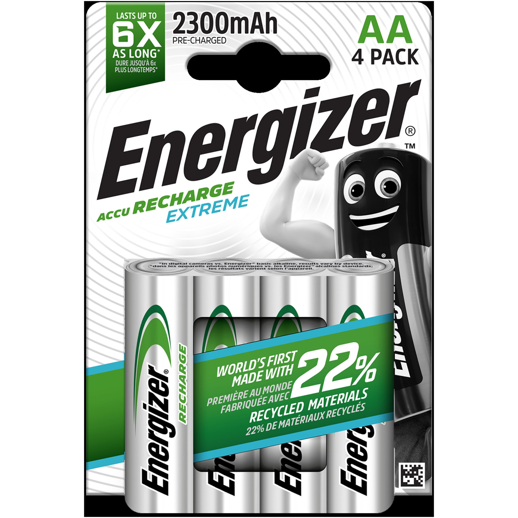 Acumulatori reincarcabili Energizer Extreme AA 2300 mAh, 4 buc