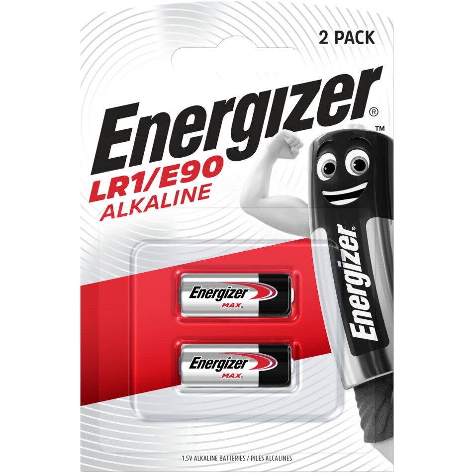 Baterii Energizer Alkaline LR1/E90, 2 buc
