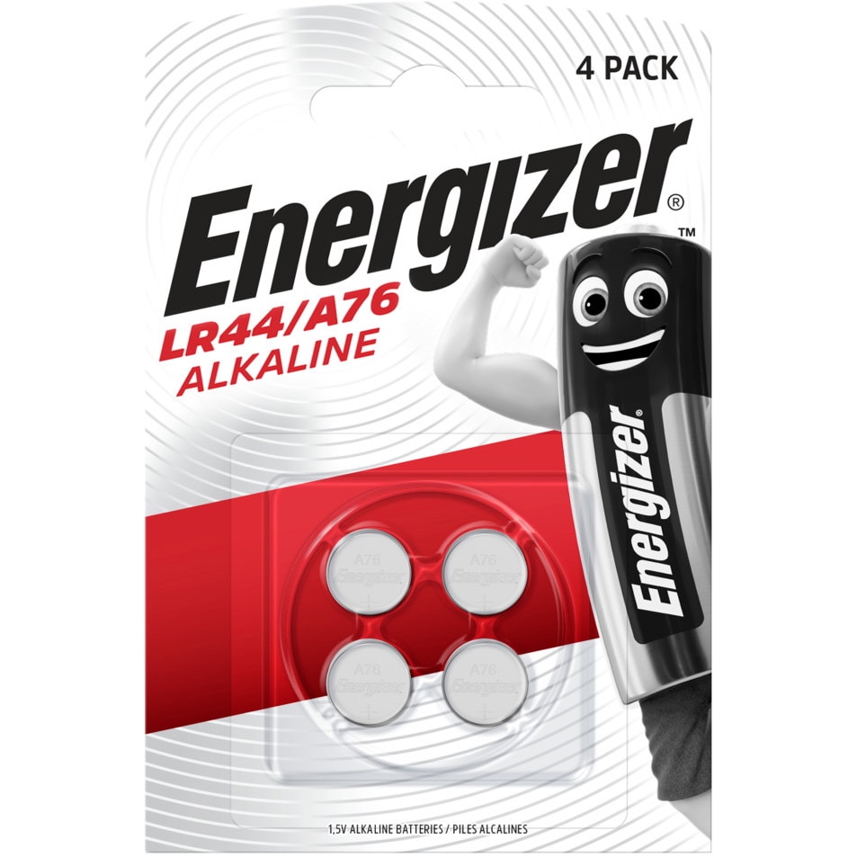Baterii Energizer Alkaline A76/LR44, 4 buc
