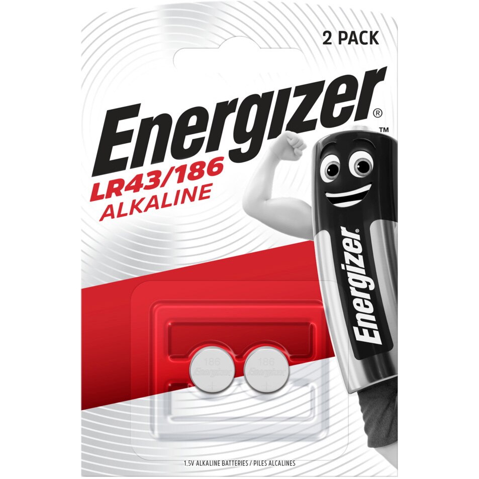 Baterii Energizer Alkaline LR43/186, 2 buc