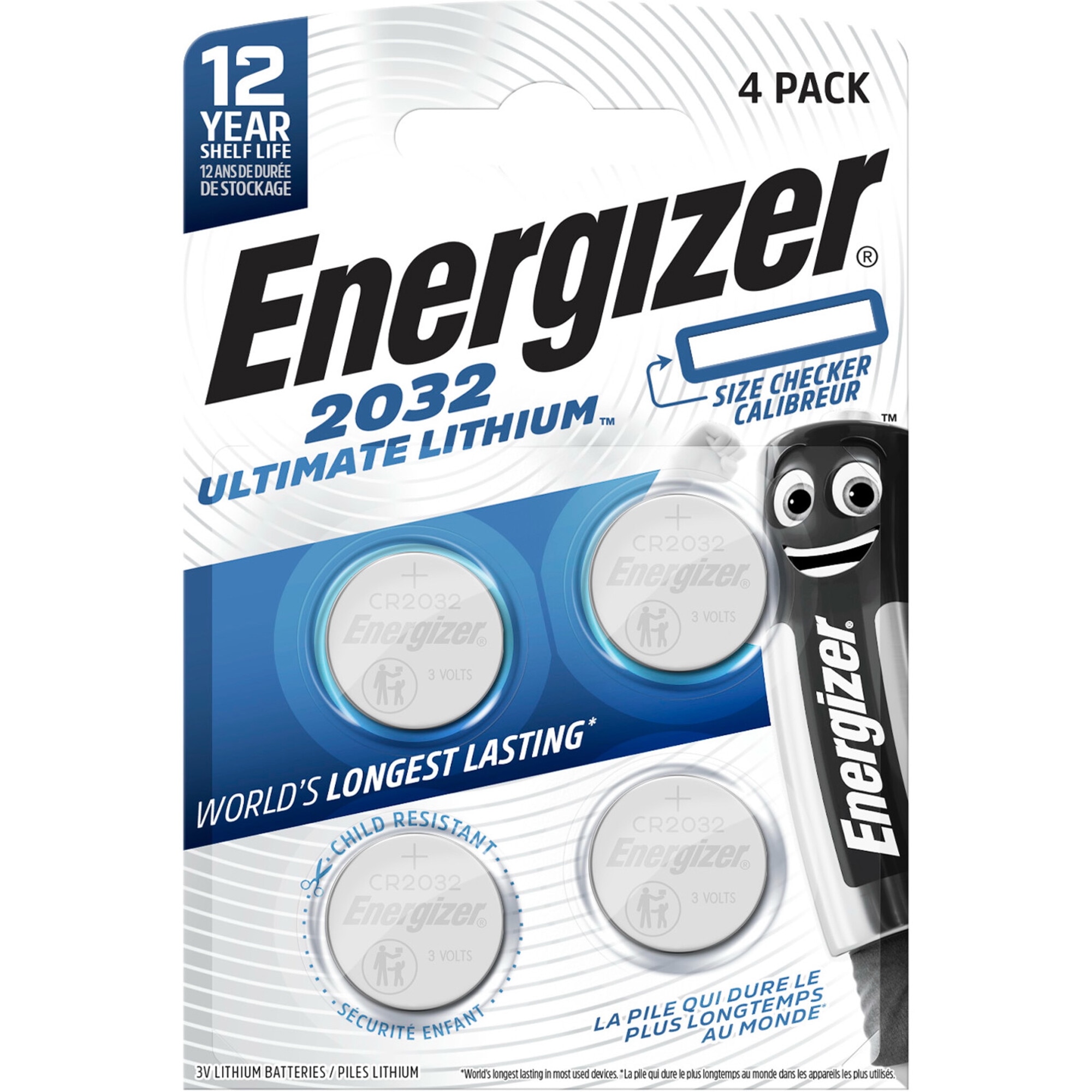 Baterii Energizer Ultimate Lithium CR2032, 4 buc