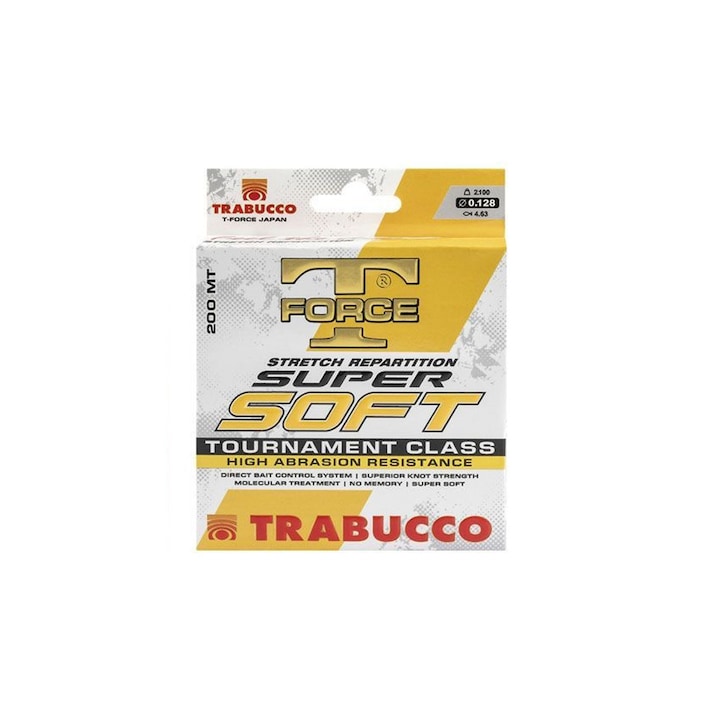Fir monofilament Trabucco T Force Super Soft 0.40mm/20.20kg/500m