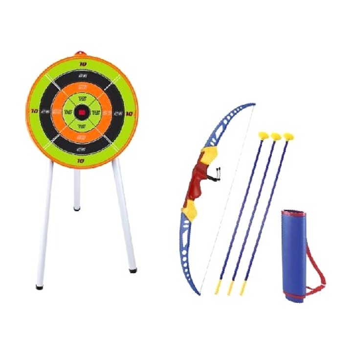 Arc cu stand One Two Fun, multicolor, design ergonomic, ideal pentru expunere și antrenament