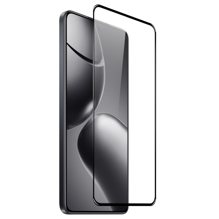 Скрийн протектор за Xiaomi 14T / 14T Pro, 9D закалено стъкло, черни ръбове