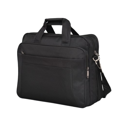 Servieta si geanta laptop, 30/38/14 cm, Negru