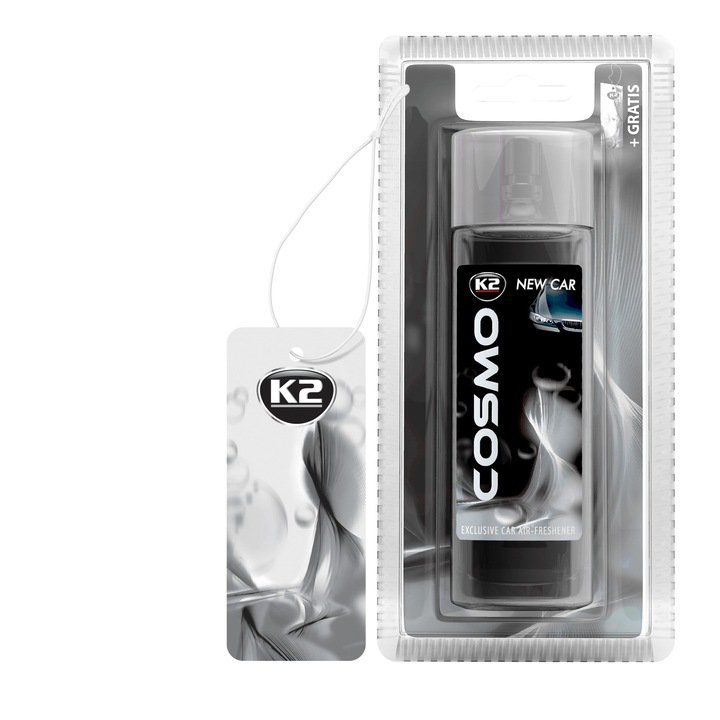 Autóillatosító, K2, New Car illat, 50ml