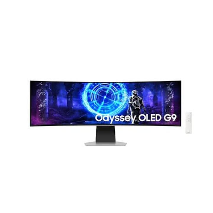 Монитор, Samsung LS49DG950, 49" CURVED Odyssey G9 OLED, 1000R, 240Hz, 32:9, 5120 x 1440, 250 cd/m2, Display P