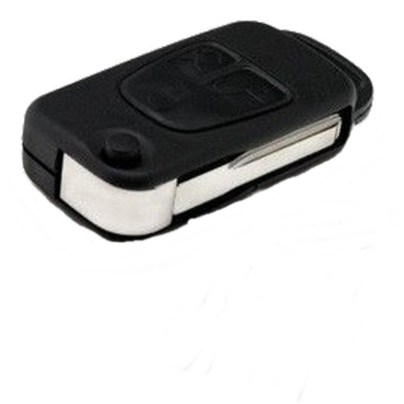 Carcasa Cheie Briceag Mercedes Benz 3 Butoane Lamela 2 track, negru