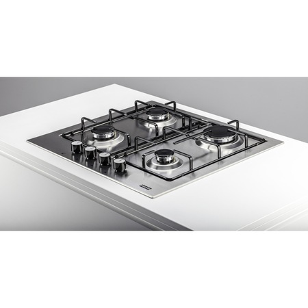 Plita incorporabila Franke FHNL 604 4G XS E, Gaz, 4 arzatoare, Aprindere electrica, Dispozitiv siguranta, 60 cm, Inox