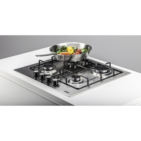 Plita incorporabila Franke FHNL 604 4G XS E, Gaz, 4 arzatoare, Aprindere electrica, Dispozitiv siguranta, 60 cm, Inox
